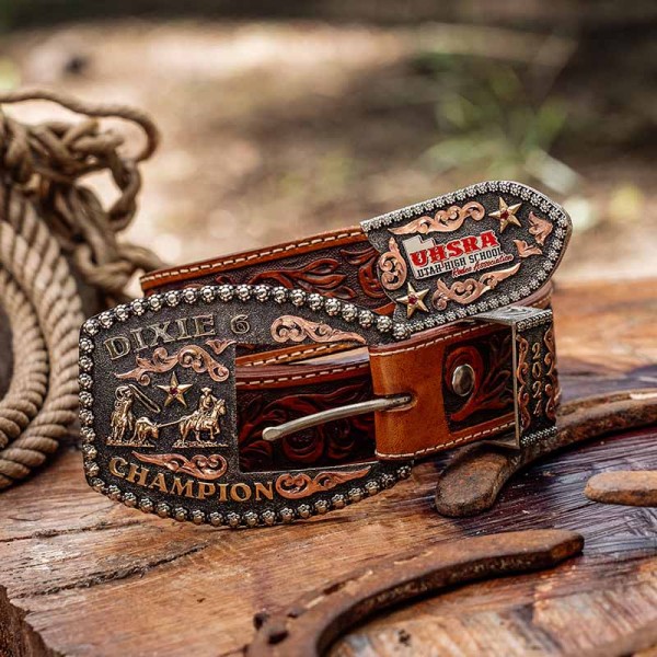 Wilmington Custom Three Piece Buckle Set